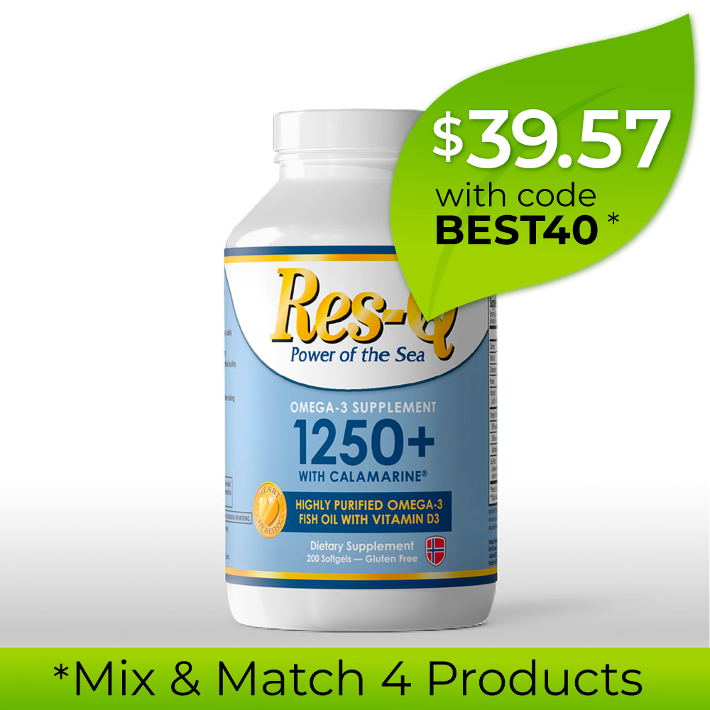 1250+ Omega-3 w/ Vitamin D3 (Softgel)