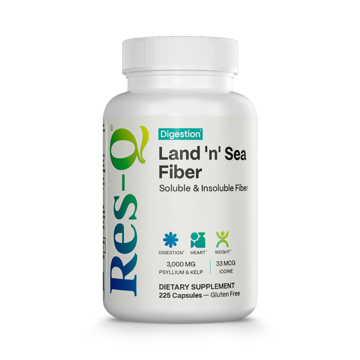 Digestion: Land 'n' Sea Fiber Capsules Soluble & Insoluble Fiber Digestion: Land 'n' Sea Fiber Capsules Soluble & Insoluble Fiber