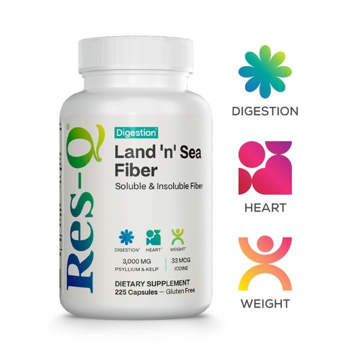 Land 'n' Sea Fiber Capsules, Soluable & Insoluable Fiber Land 'n' Sea Fiber Capsules, Soluable & Insoluable Fiber