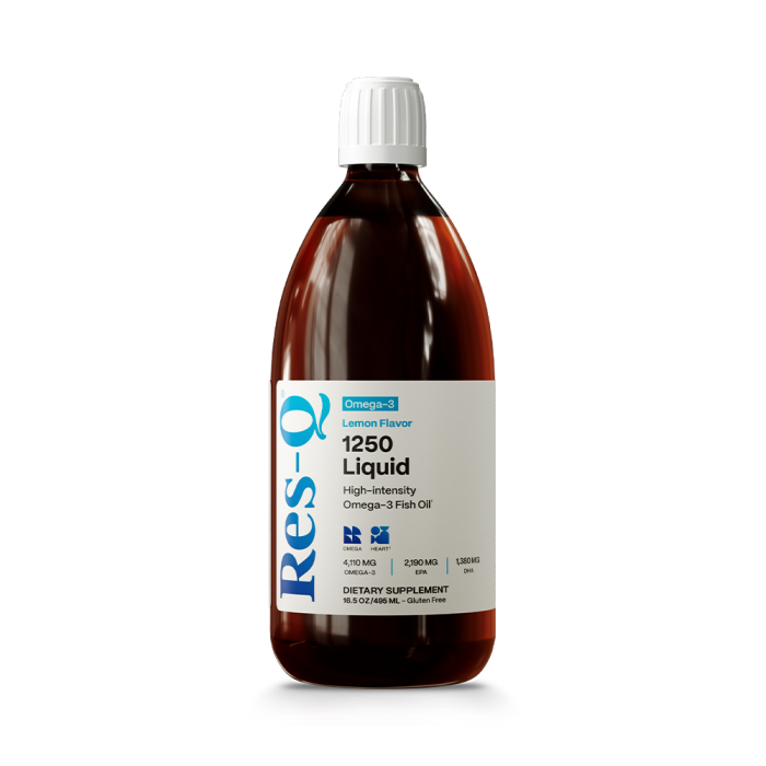 Omega-3: Res-Q 1250 Liquid High-intensity Omega-3 Fish Oil Omega-3: Res-Q 1250 Liquid High-intensity Omega-3 Fish Oil