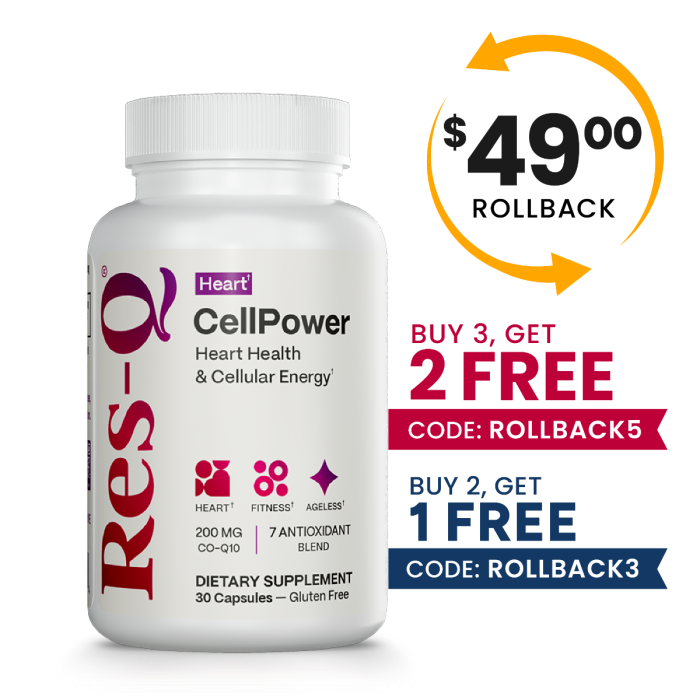 CoQ10 Antioxidant Blend|Res-Q Cell Power with CoQ10