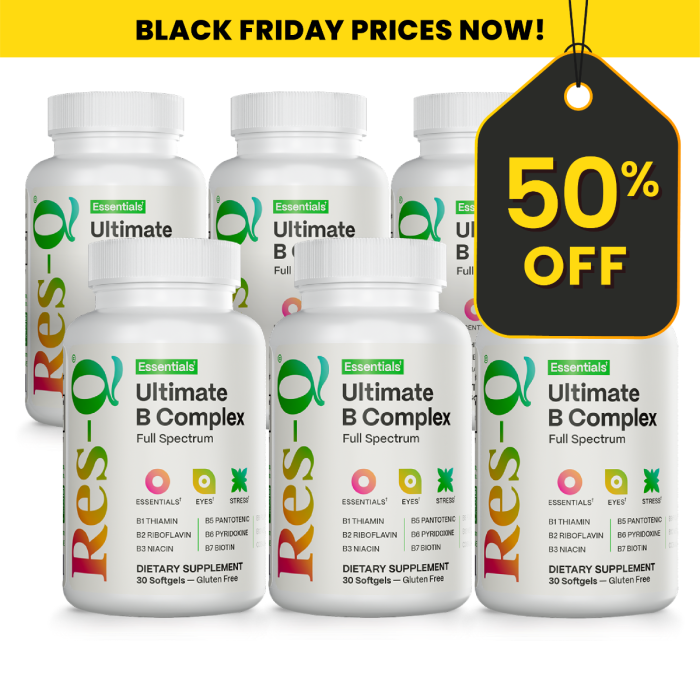 Ultimate B Complex 6-Pack Black Friday Image Ultimate B Complex 6-Pack Black Friday Image
