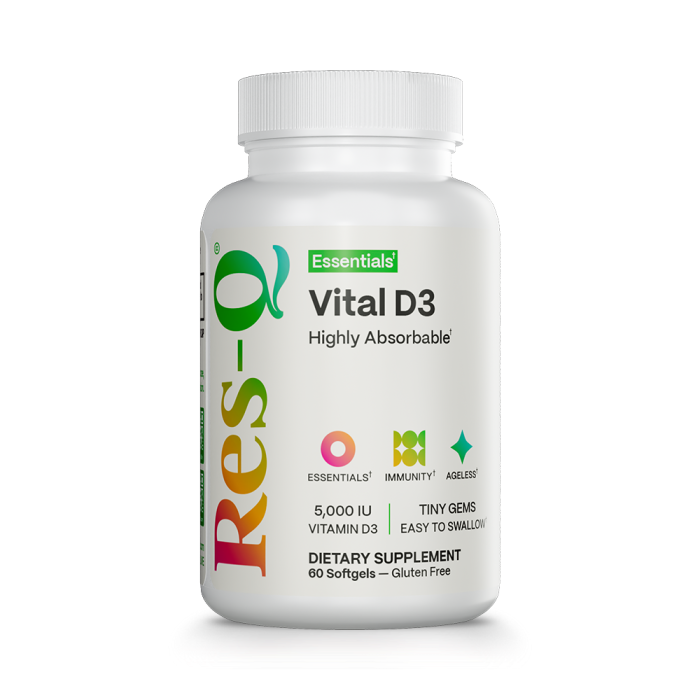 Essentials: Res-Q Vital D3 Highly Absorbable Softgels Essentials: Res-Q Vital D3 Highly Absorbable Softgels