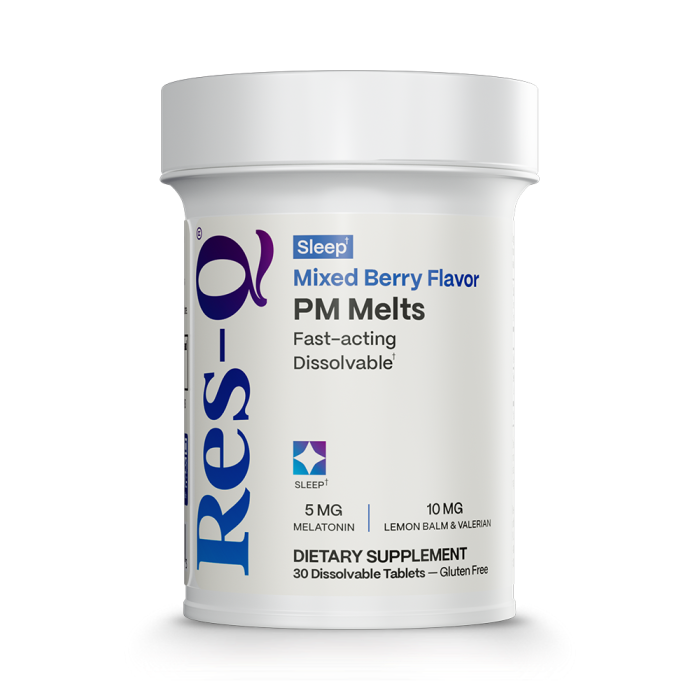 Sleep: Res-Q PM Melts Fast-acting Dissolvable Tablets (Mixed Berry Flavor) Sleep: Res-Q PM Melts Fast-acting Dissolvable Tablets (Mixed Berry Flavor)