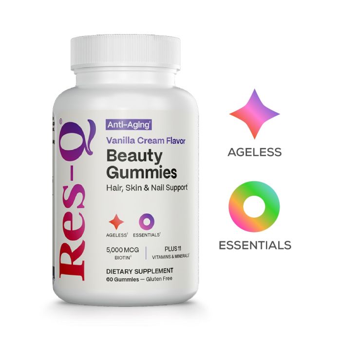 Beauty Gummies -- Vanilla-Cream Flavor Hair, Skin & Nail Support