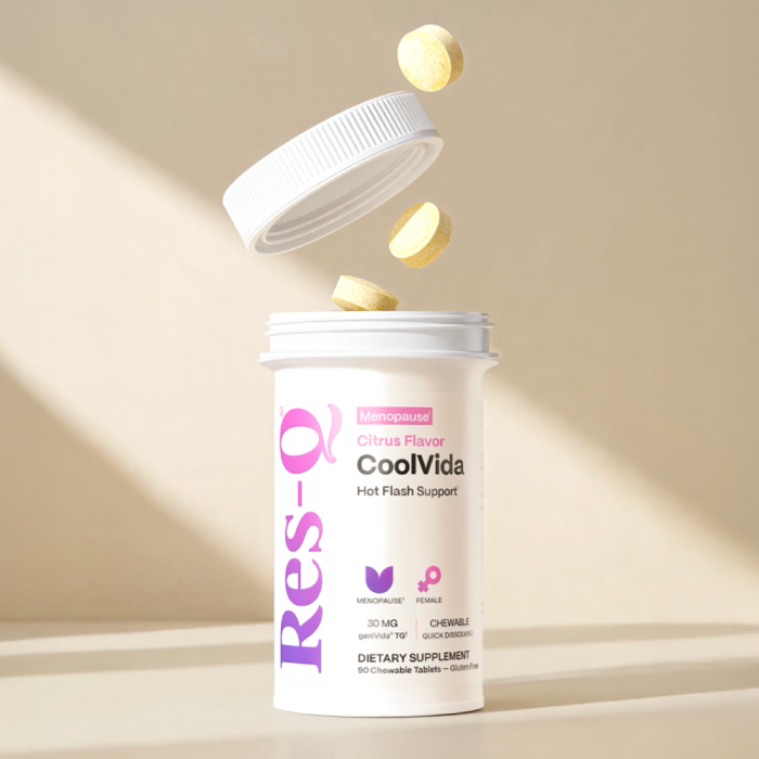 Res-Q CoolVida | Natural Hot Flash & Menopause Relief Supplement