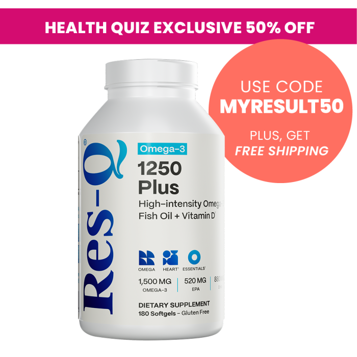 1250 PLUS Omega-3 HS