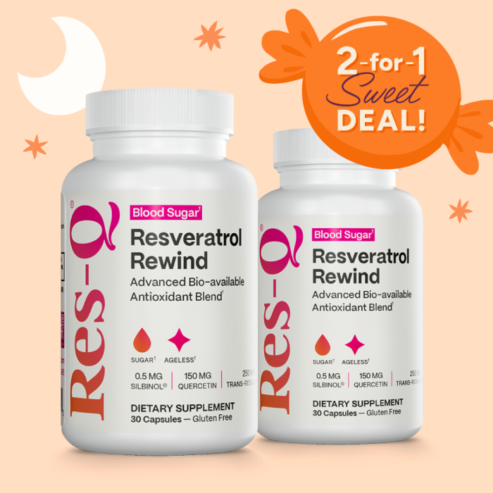 2-for-1 Sale - Resveratrol Rewind October Deal