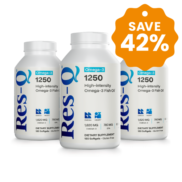 1250 Omega-3 3-Pack 42% OFF