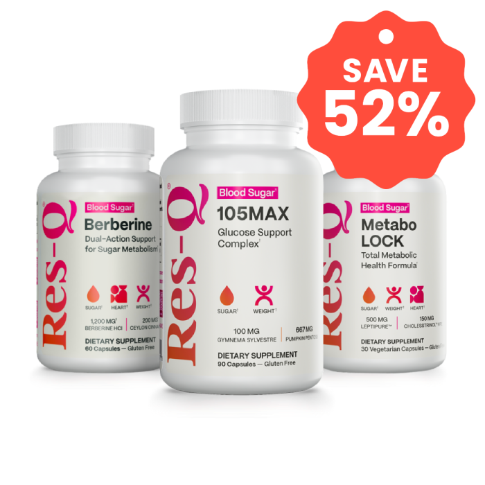 Save 52% on Res-Q Blood Sugar Combo
