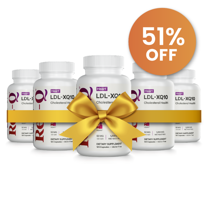 LDL-XQ10 (Red Yeast Rice w/ CoQ10) - 5 Pack LDL-XQ10 (Red Yeast Rice w/ CoQ10) - 5 Pack
