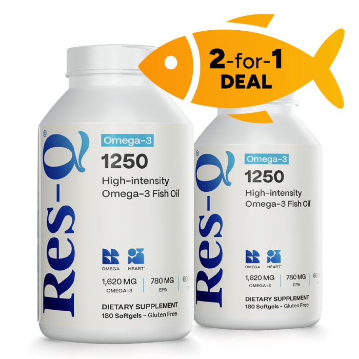 1250 Omega-3 - 2-for-1 BOGO Bundle