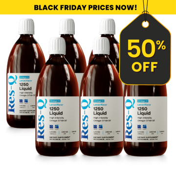 1250 Omega-3 Liquid. 6-pack