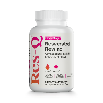 Blood Sugar: Res-Q Resveratrol Rewind Advanced Bio-available Antioxidant Blend