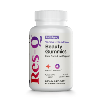 Beauty Gummies, Hair, Skin & Nail Support (Vanilla Cream Flavor)
