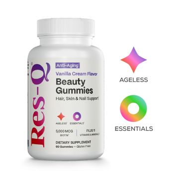 Beauty Gummies -- Vanilla-Cream Flavor Hair, Skin & Nail Support