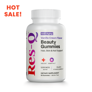 Beauty Gummies, Hair, Skin & Nail Support (Vanilla Cream Flavor)