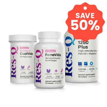 Save 50% on Res-Q Menopause Support Combo