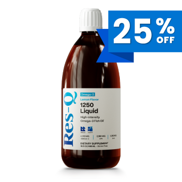 Omega-3: Res-Q 1250 Liquid High-intensity Omega-3 Fish Oil
