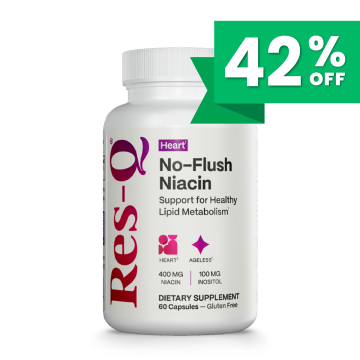 Heart: No-Flush Niacin (HDL+) Support for Healthy Lipid Metabolism