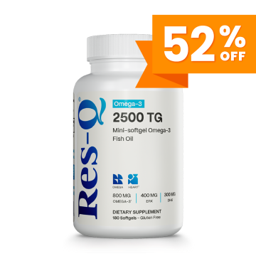 Omega-3: Res-Q 2500 TG Mini-softgel Omega-3 Fish Oil