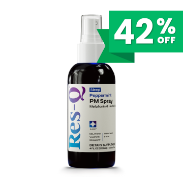 Sleep: Res-Q PM Spray Melatonin & Herbal Blend (Peppermint Flavor)