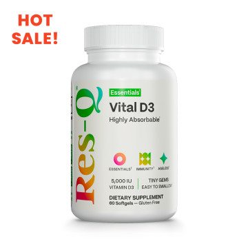 Essentials: Res-Q Vital D3 Highly Absorbable Softgels