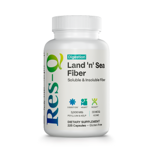 Digestion: Land 'n' Sea Fiber Capsules Soluble & Insoluble Fiber