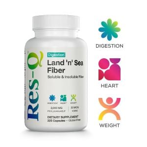 Land 'n' Sea Fiber Capsules, Soluable & Insoluable Fiber
