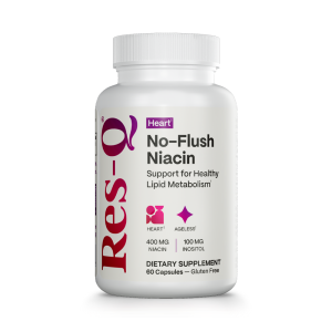 Heart: No-Flush Niacin (HDL+) Support for Healthy Lipid Metabolism