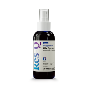 Sleep: Res-Q PM Spray Melatonin & Herbal Blend (Peppermint Flavor)