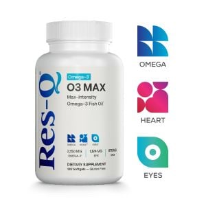 O3 MAX -- Max-intensity Omega-3 Fish Oil