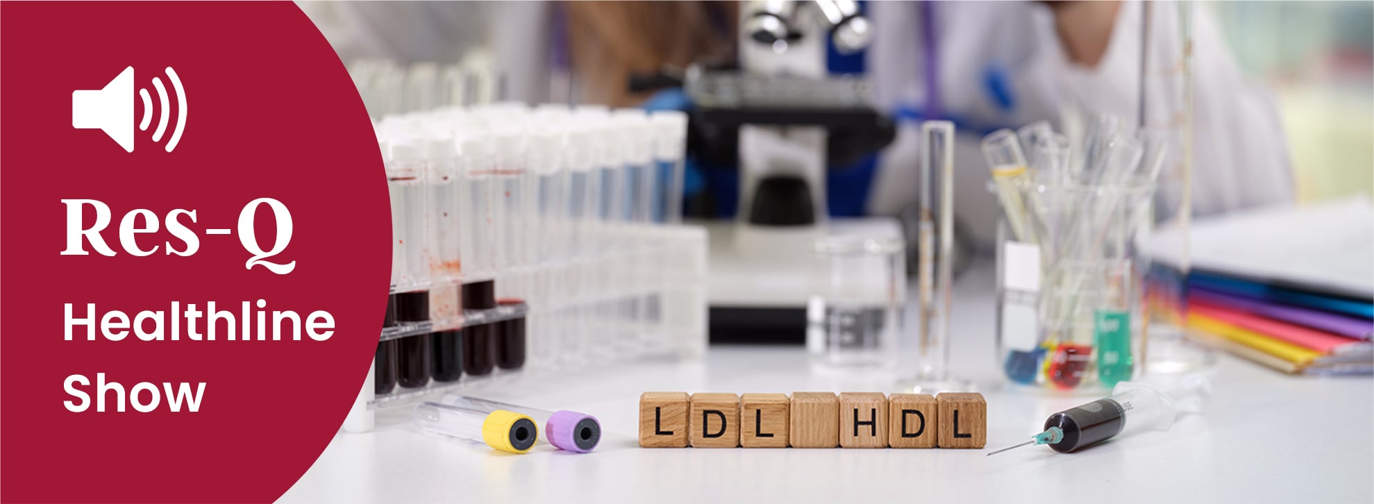 A medial assistant analyzes blood