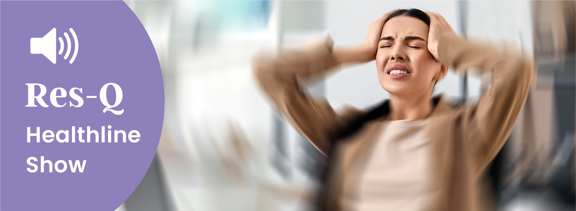 Woman going through emotional stress