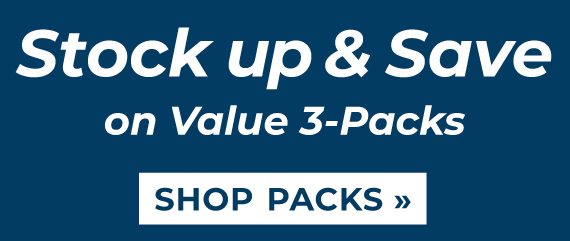Stock Up and Save on Value 3-Packs