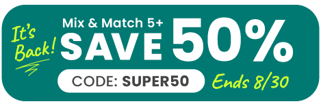 50% Off 5 or More - Limited Time!